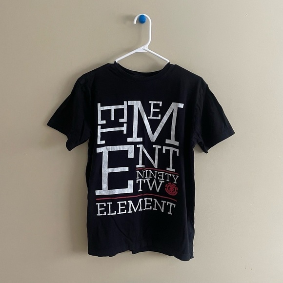Element Graphic Short Sleeve Tee Shirt Top | Black - Picture 3 of 6